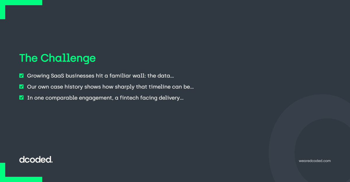 The Challenge — dcoded. Manchester tech recruitment