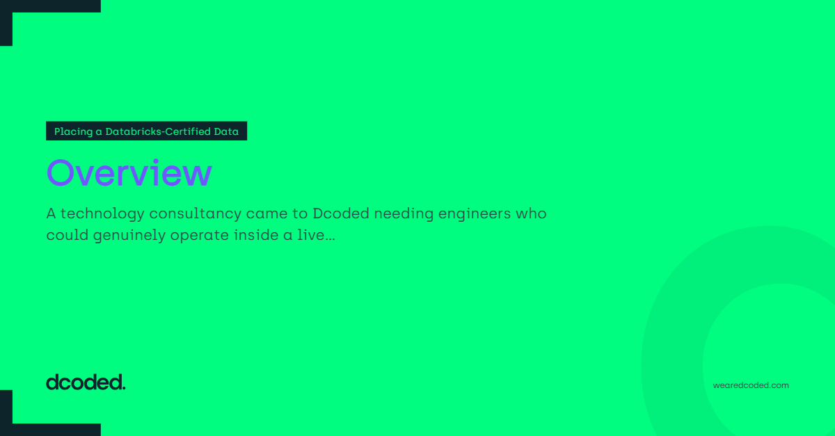 Overview — dcoded. Manchester tech recruitment